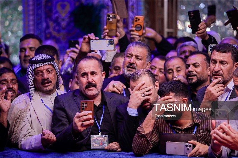بدرقه موکب داران عراقی در مشهد مقدس