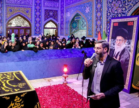 مرثیه‌خوانی سیدرضا نریمانی روایتگر دلتنگی مردم در رواق دارالذکر شد