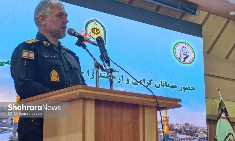 فرمانده جدید انتظامی مشهد: اقتدار پلیس در برابر ناقضان امنیت، حداکثری خواهد بود